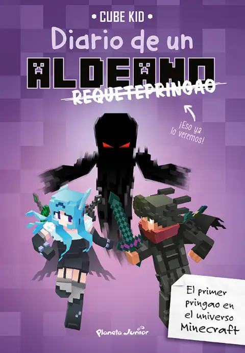 Portada de Minecraft. Diario de un aldeano requetepringao