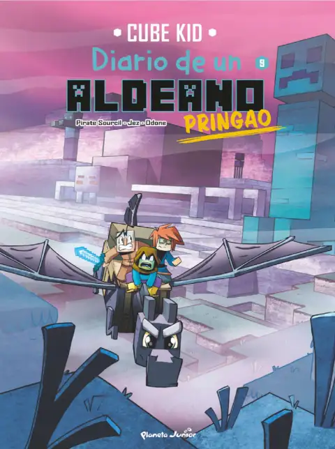 Portada de Minecraft. Diario de un aldeano pringao. Cómic 9